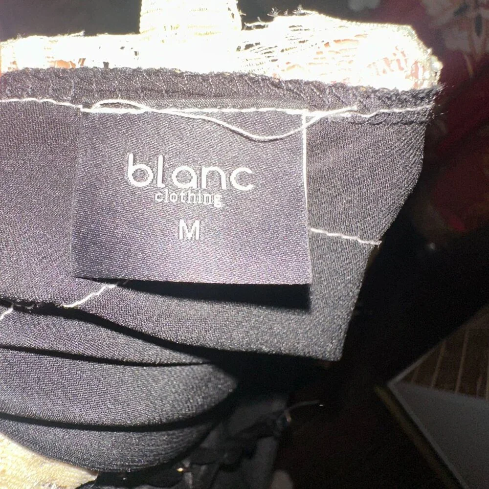 Blanc noir Slip Dress Lace - Picture 5 of 5
